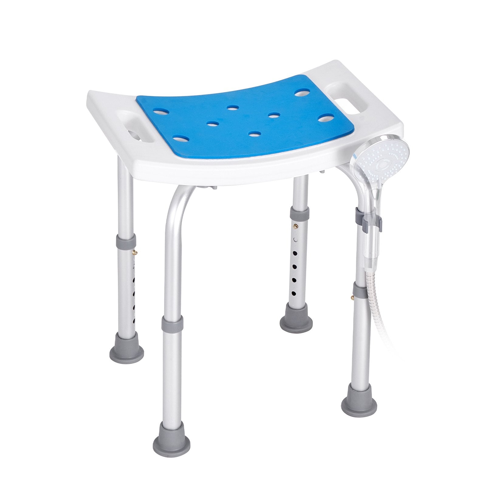 Mobility & Accessibility: VEVOR Shower Chair, Adjustable Height Shower Stool, Shower Seat for Inside Shower or Tub, Non-Slip Bench Bathtub Stool Seat for Elderly Disabled Handicap, 158.8 kg Capacity