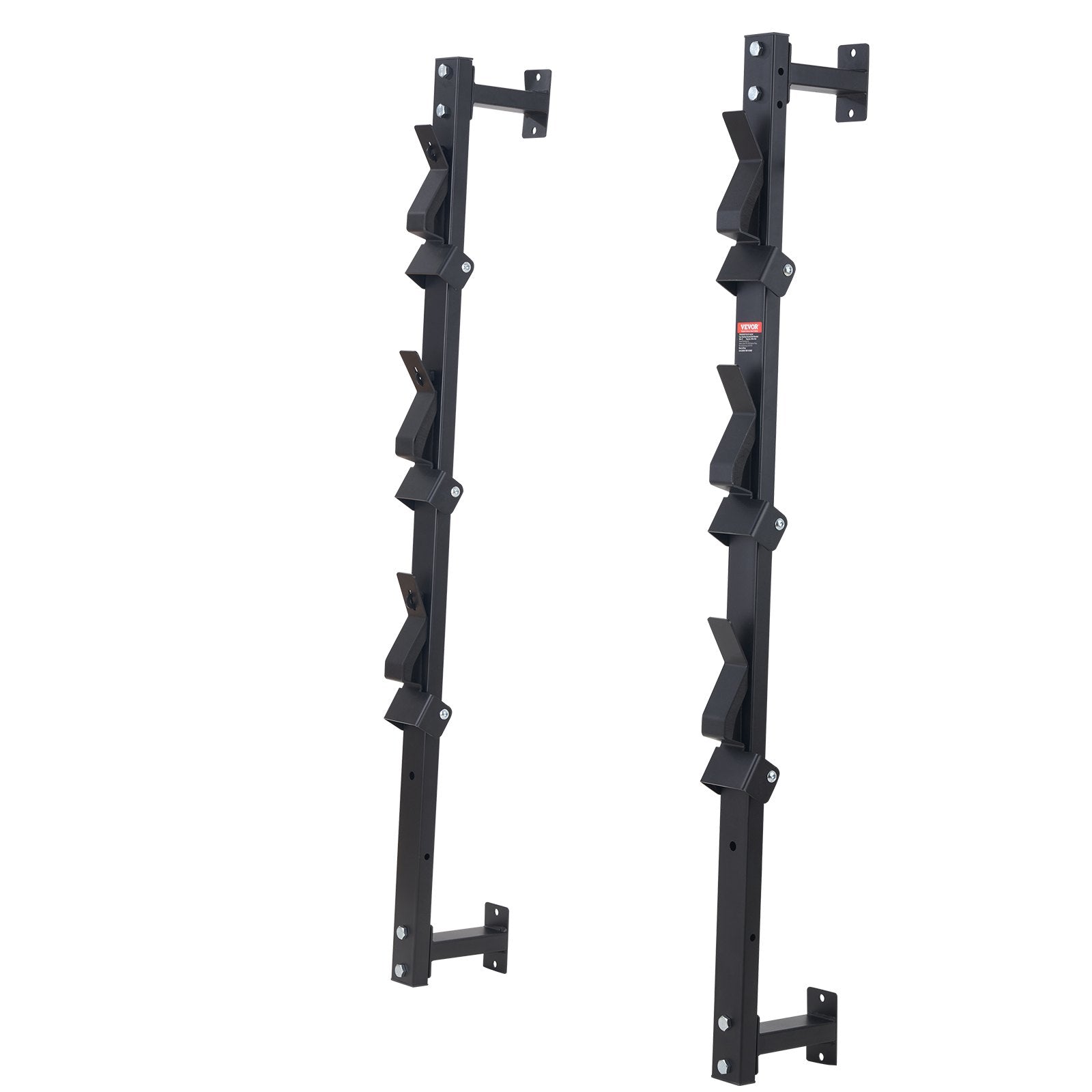 Bicycle Stands & Storage: VEVOR 3-Place Weeder Trimmer Rack Holder for Open Landscape Trailer Lockable