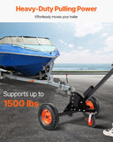 Mobility & Accessibility: VEVOR Trailer Dolly, 1500lbs Tongue Weight Capacity, 2 in 1 Trailer Mover with 2 in Ball, 16 in Pneumatic Tires and Universal Wheel, Portable Tow Dolly for Moving Car RV Trailer