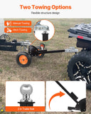 Mobility & Accessibility: VEVOR Trailer Dolly, 1500lbs Tongue Weight Capacity, 2 in 1 Trailer Mover with 2 in Ball, 16 in Pneumatic Tires and Universal Wheel, Portable Tow Dolly for Moving Car RV Trailer