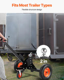 Mobility & Accessibility: VEVOR Trailer Dolly, 1500lbs Tongue Weight Capacity, 2 in 1 Trailer Mover with 2 in Ball, 16 in Pneumatic Tires and Universal Wheel, Portable Tow Dolly for Moving Car RV Trailer