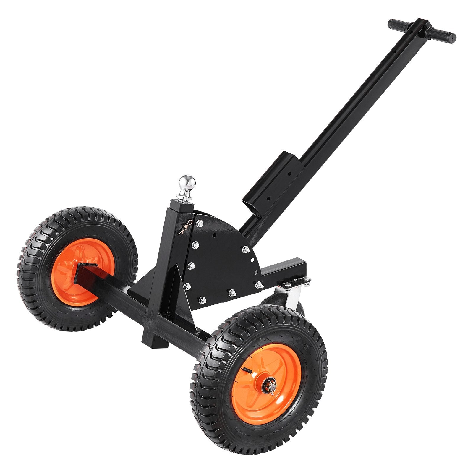 Trailer Dolly, 1500lbs Tongue Weight Capacity, 2 in 1 Trailer Mover with 2 in Ball, 16 in Pneumatic Tires and Universal Wheel, Portable Tow Dolly for Moving Car RV Trailer