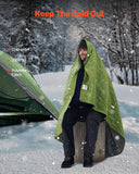 Blankets & Throws: VEVOR Camping Blanket 2.08 m x 1.4 m Warm Stadium Blanket 330GSM Outdoor Travel