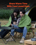 Blankets & Throws: VEVOR Camping Blanket 2.08 m x 1.4 m Warm Stadium Blanket 330GSM Outdoor Travel