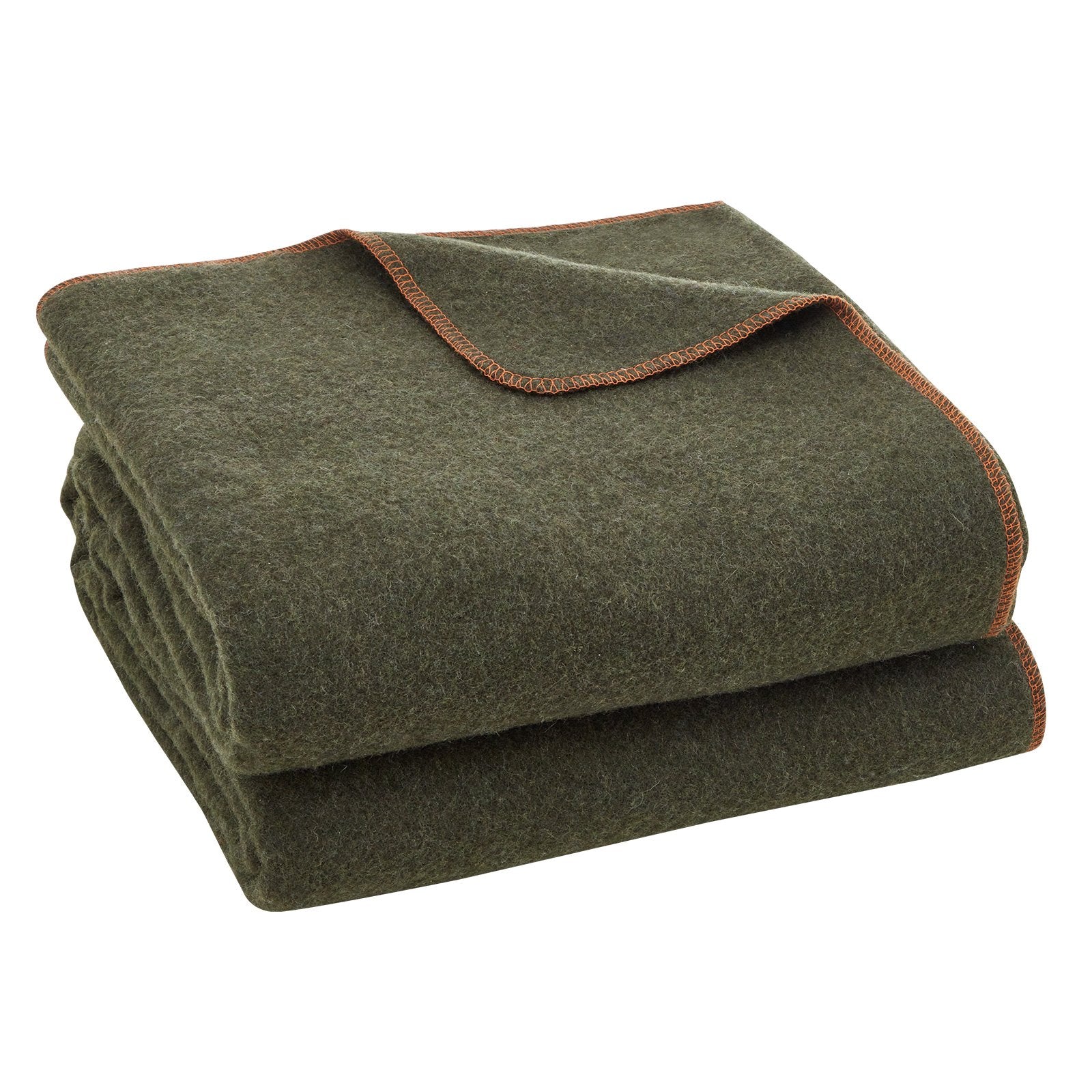 Laptops: VEVOR Wool Camping Blanket, Large Warm Stadium Blanket, Waterproof & Windproof, Flame Retardant, Great for Outdoors, Picnics, Hiking, Sports Events, Travel, 1.62 m x 2.23 m (80% Wool), Army Green