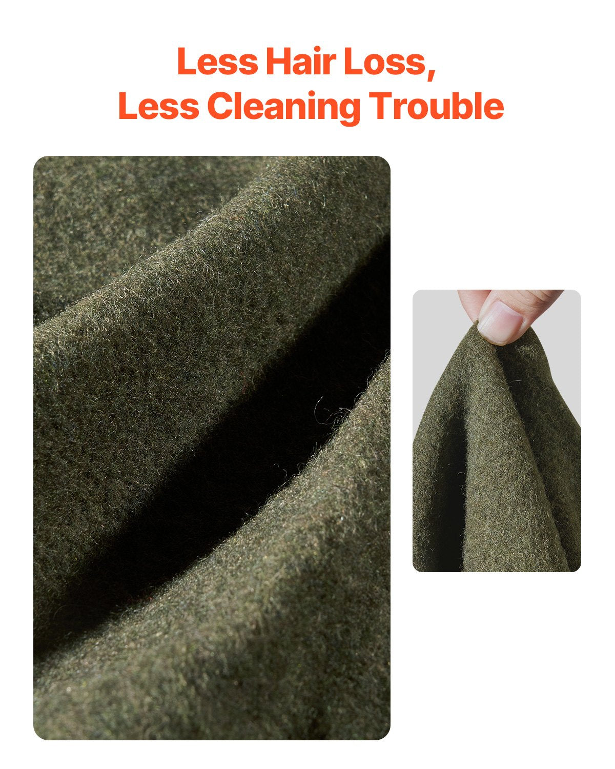 Laptops: VEVOR Wool Camping Blanket, Large Warm Stadium Blanket, Waterproof & Windproof, Flame Retardant, Great for Outdoors, Picnics, Hiking, Sports Events, Travel, 1.62 m x 2.23 m (80% Wool), Army Green