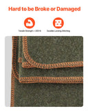 Laptops: VEVOR Wool Camping Blanket, Large Warm Stadium Blanket, Waterproof & Windproof, Flame Retardant, Great for Outdoors, Picnics, Hiking, Sports Events, Travel, 1.62 m x 2.23 m (80% Wool), Army Green