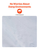 Blankets & Throws: VEVOR Camping Blanket 2 m x 1.5 m Wearable Warm Stadium Blanket Light Grey.