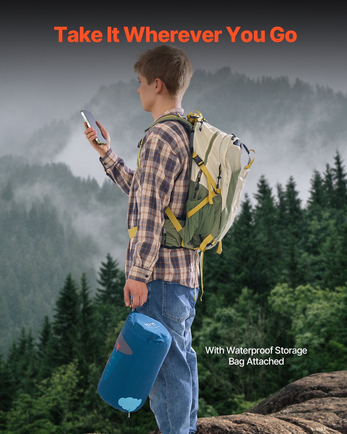 Blankets & Throws: VEVOR Camping Blanket 1.9 m x 1.32 m Wearable Warm Stadium Blanket Outdoor