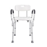 Mobility & Accessibility: VEVOR Shower Chair, Shower Seat with Back, Adjustable Height Shower Stool, Shower Chair for Inside Shower Bathtub, Non-slip Bathroom Bench Bath Chair for Elderly Disabled Handicap, 158.8 kg Capacity