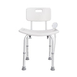 Mobility & Accessibility: VEVOR Shower Chair, Shower Seat with Back, Adjustable Height Shower Stool, Shower Chair for Inside Shower Bathtub, Non-slip Bathroom Bench Bath Chair for Elderly Disabled Handicap, 158.8 kg Capacity