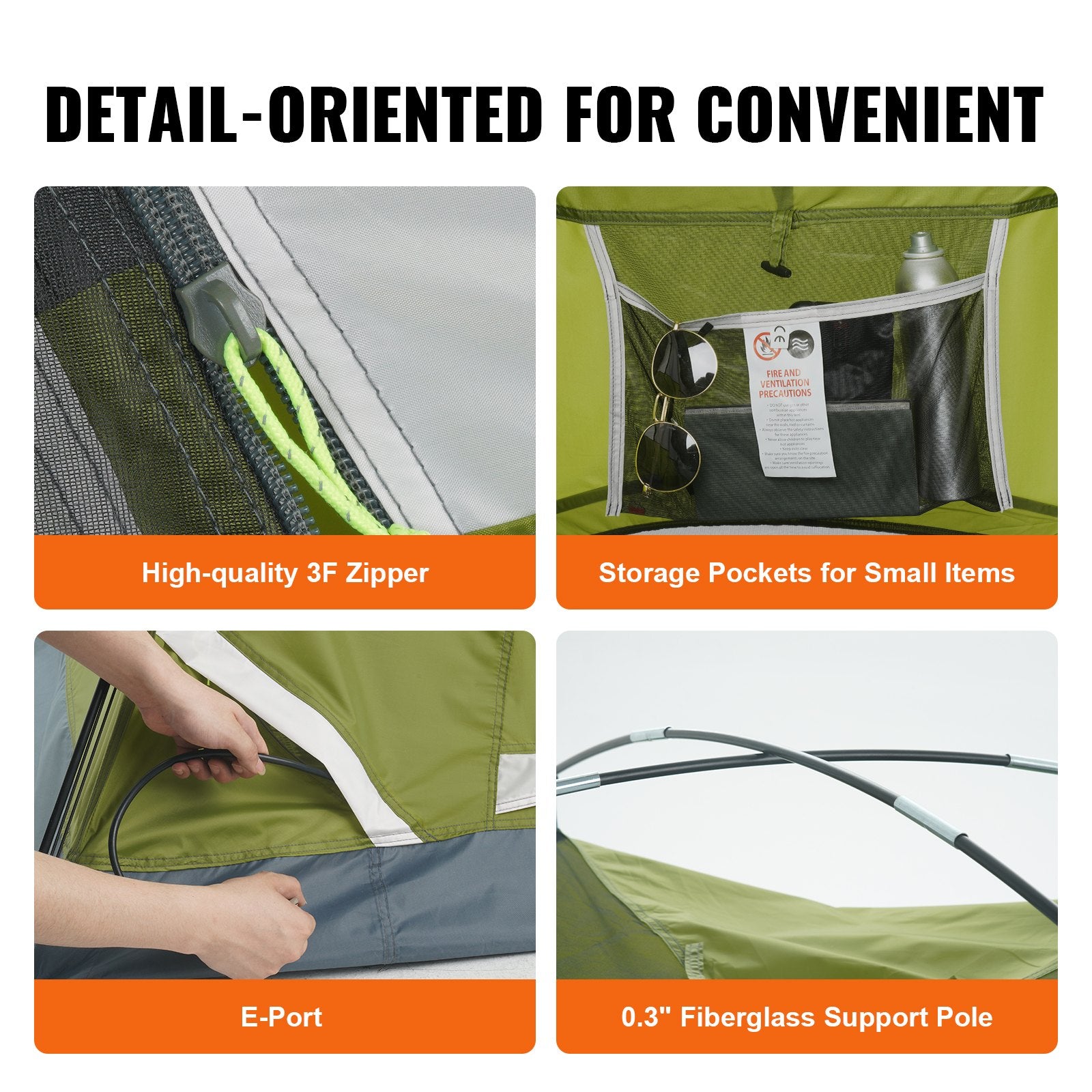 Tents: VEVOR Camping Tent, 7 x 7 x 4 ft Fit for 6 Person, Waterproof Lightweight Backpacking Tent, Easy Setup, with Door and Window, for Outdoor Family Camping, Hiking, Hunting, Mountaineering Travel