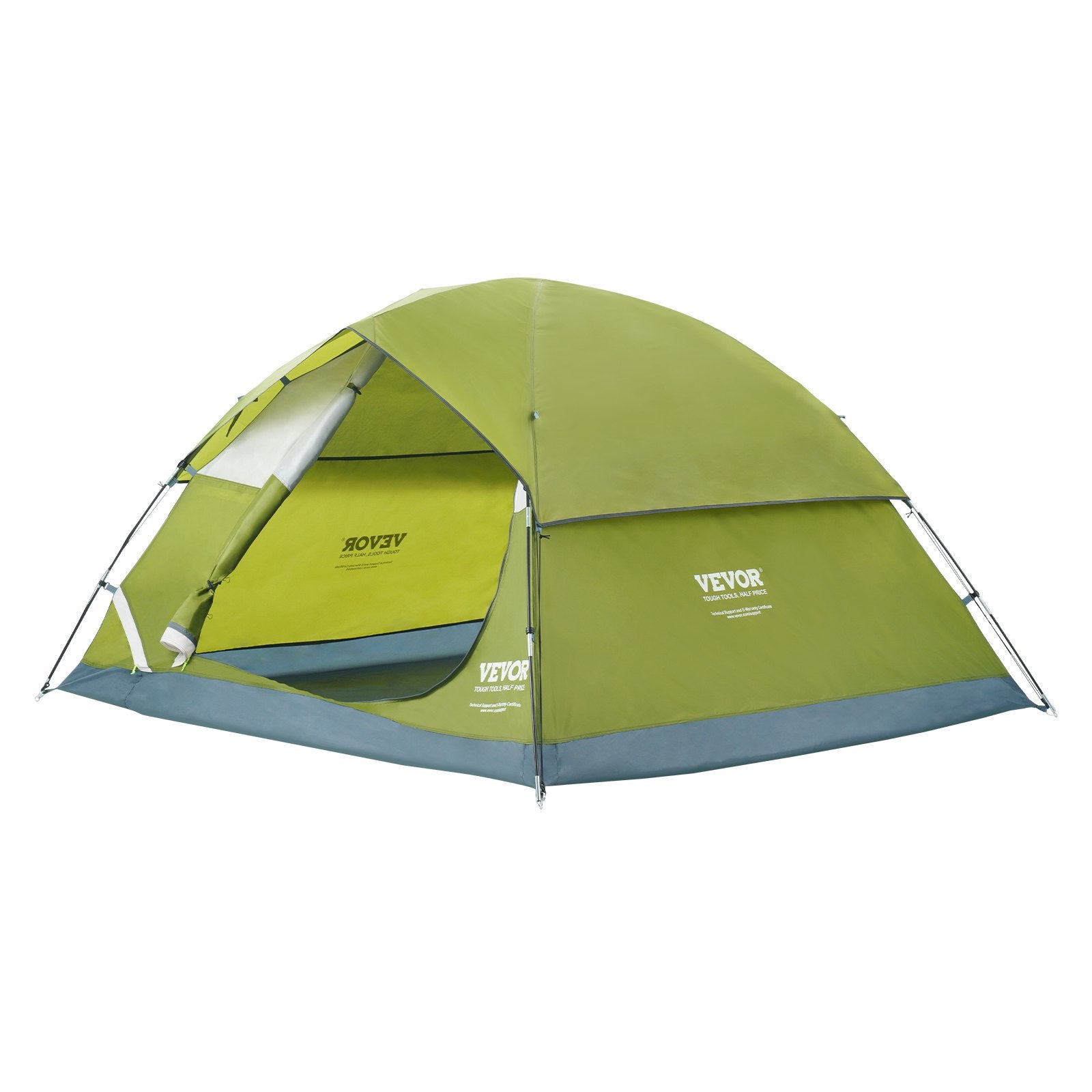 Tents: VEVOR Camping Tent, 7 x 7 x 4 ft Fit for 6 Person, Waterproof Lightweight Backpacking Tent, Easy Setup, with Door and Window, for Outdoor Family Camping, Hiking, Hunting, Mountaineering Travel