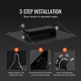 Greenhouses & Accessories: VEVOR LED Grow Light, 400W Full Spectrum Dimmable, High Yield Samsung 2B1B Diodes Growing Lamp for Indoor Plants Seedling Veg and Bloom Greenhouse Growing, Daisy Chain Driver for 4x4/5x5 ft Grow Tent
