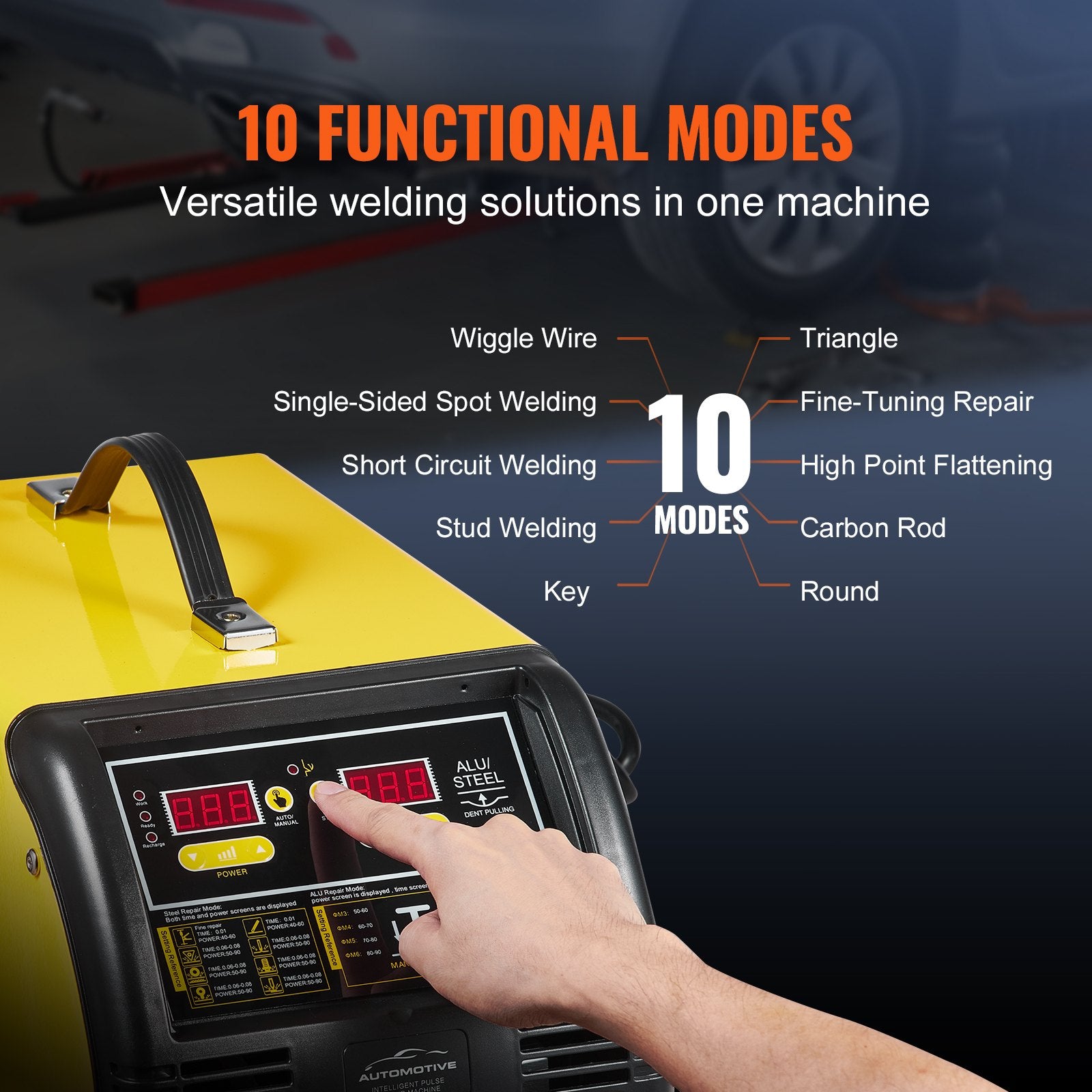 Kitchen & Bathroom DIY: VEVOR Dual Pro Stud Welder Professional 5KW Welder for Steel & Aluminum Panels