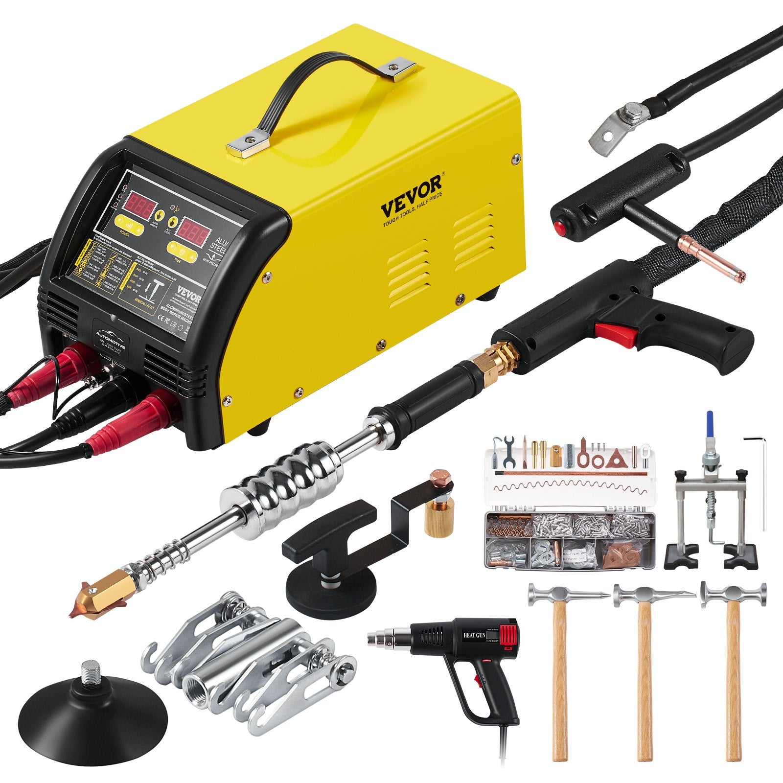 Kitchen & Bathroom DIY: VEVOR Dual Pro Stud Welder Professional 5KW Welder for Steel & Aluminum Panels
