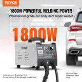 Automotive Repair & Speciality Tools: VEVOR Stud Welder Dent Repair Kit, 1.8KW Spot Welder Dent Puller with Auto/Manual Welding & 7 Versatile Modes, Auto Body Spot Welding Dent Puller Machine for Car, Truck Dent Repair