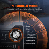 Automotive Repair & Speciality Tools: VEVOR Stud Welder Dent Repair Kit, 1.8KW Spot Welder Dent Puller with Auto/Manual Welding & 7 Versatile Modes, Auto Body Spot Welding Dent Puller Machine for Car, Truck Dent Repair