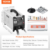 Automotive Repair & Speciality Tools: VEVOR Stud Welder Dent Repair Kit, 1.8KW Spot Welder Dent Puller with Auto/Manual Welding & 7 Versatile Modes, Auto Body Spot Welding Dent Puller Machine for Car, Truck Dent Repair