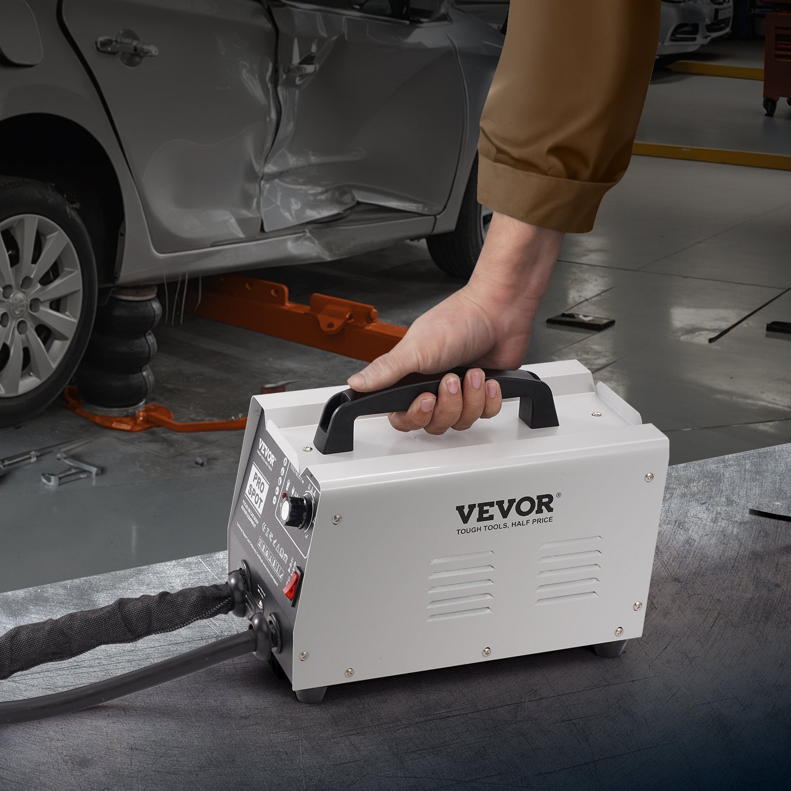 Automotive Repair & Speciality Tools: VEVOR Stud Welder Dent Repair Kit, 1.8KW Spot Welder Dent Puller with Auto/Manual Welding & 7 Versatile Modes, Auto Body Spot Welding Dent Puller Machine for Car, Truck Dent Repair