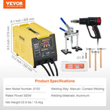 Automotive Repair & Speciality Tools: VEVOR Spot Welder Dent Puller 300W Stud Welder Dent Repair for Aluminum Car Body
