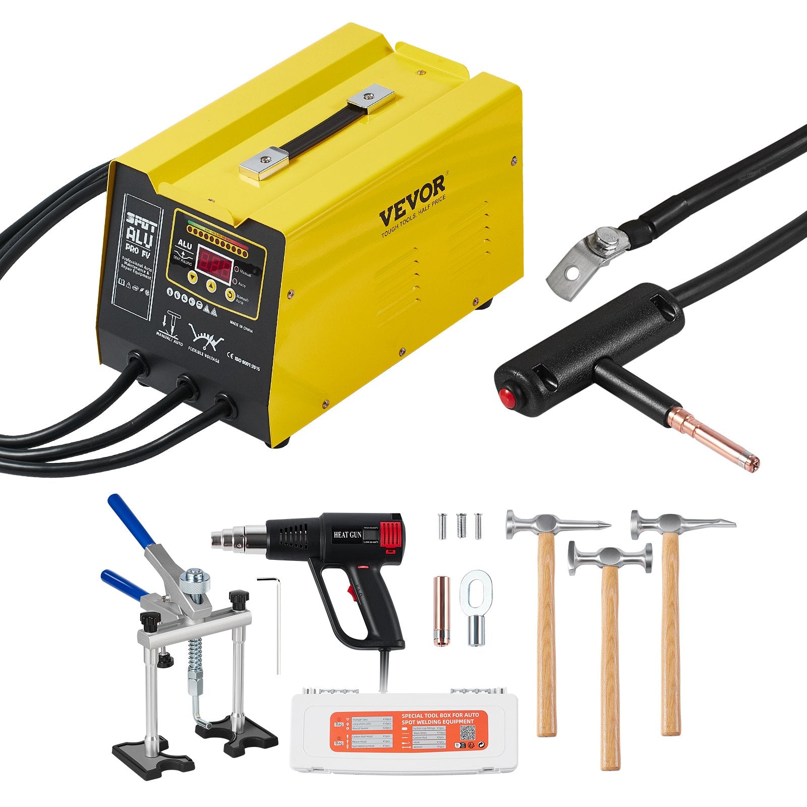 Automotive Repair & Speciality Tools: VEVOR Spot Welder Dent Puller 300W Stud Welder Dent Repair for Aluminum Car Body