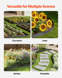 Laundry Cleaning Supplies: VEVOR Metal Landscape Edging, 10 Packs 60 in Rust-Resistant Aluminum Alloy Landscape Edging, Bendable Garden Edging Border, Heavy Duty Lawn Edging Fence for Flower Bed Yard Pathway