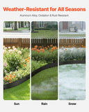 Laundry Cleaning Supplies: VEVOR Metal Landscape Edging, 8 Packs 72 in Rust-Resistant Aluminum Alloy Landscape Edging, Bendable Garden Edging Border, Heavy Duty Lawn Edging Fence for Flower Bed Yard Pathway