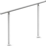 Door Hardware: VEVOR Handrail Outdoor Stairs, 3ft, 34 Inch Outdoor Handrail, Outdoor Stair Railing Adjustable from 0 to 60 Degrees Handrail for Stairs Outdoor White Aluminum Stair Railing for Garden, Office Area