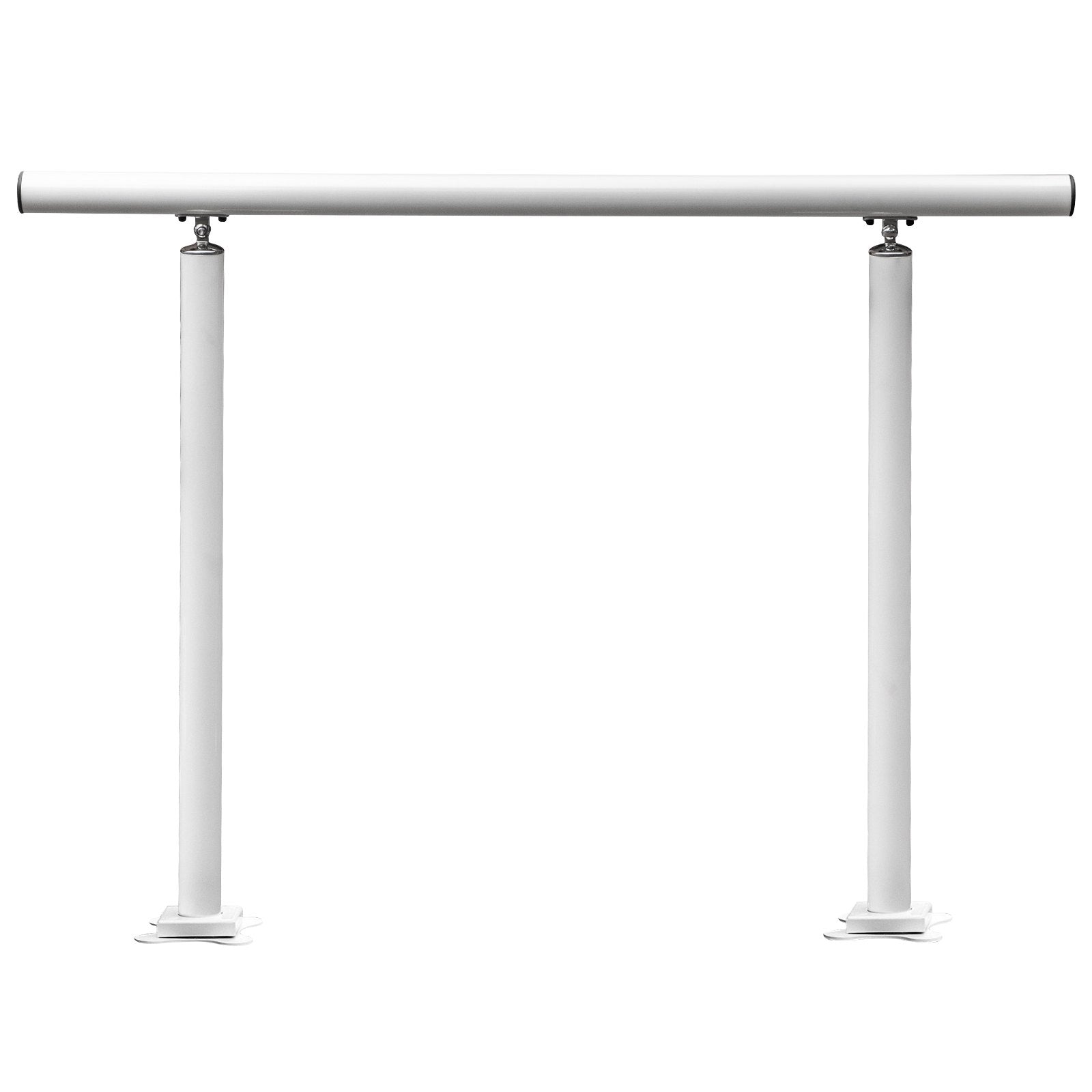 Door Hardware: VEVOR Handrail Outdoor Stairs, 3ft, 34 Inch Outdoor Handrail, Outdoor Stair Railing Adjustable from 0 to 60 Degrees Handrail for Stairs Outdoor White Aluminum Stair Railing for Garden, Office Area