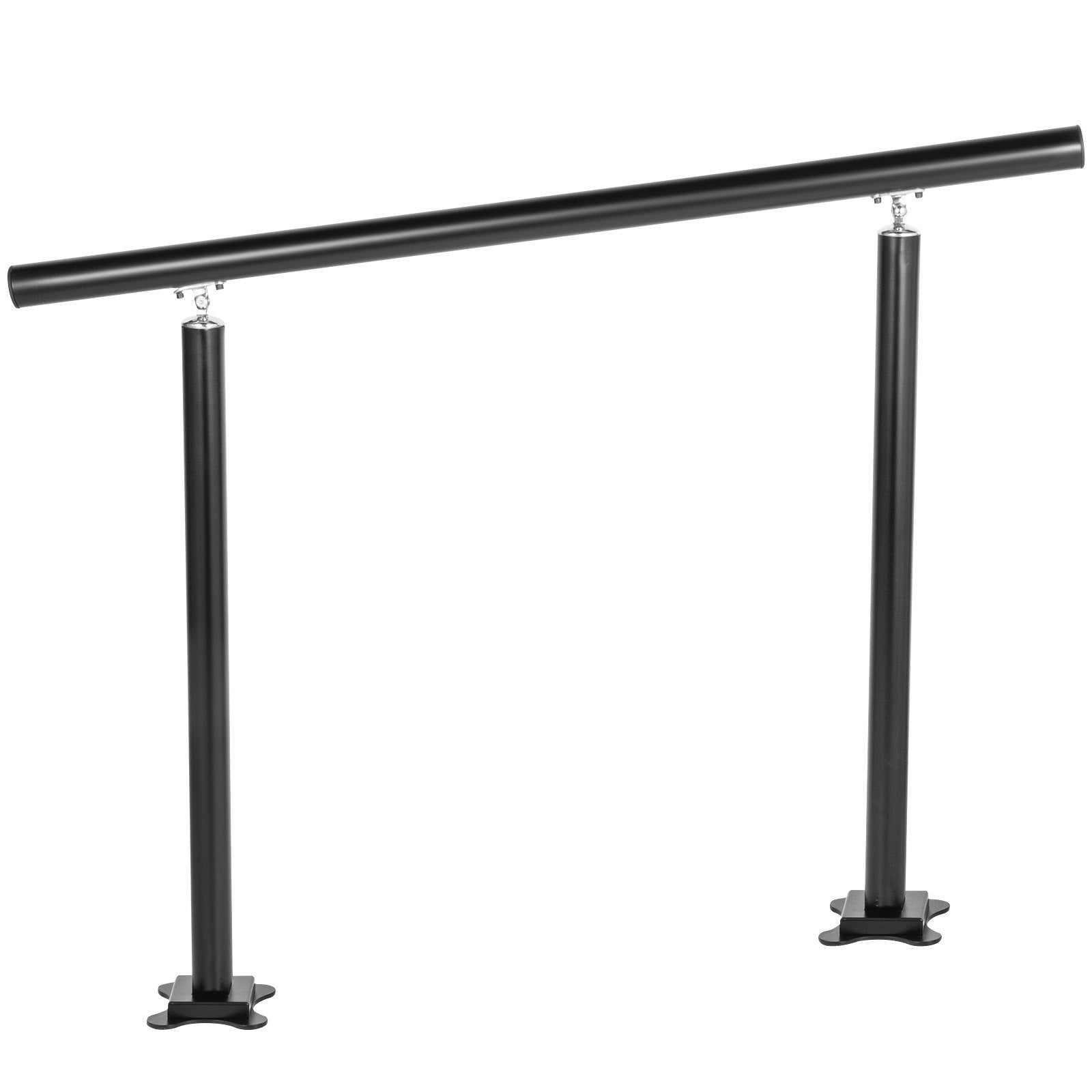 Door Hardware: VEVOR Handrail Outdoor Stairs, 3ft, 34 Inch Outdoor Handrail, Outdoor Stair Railing Adjustable from 0 to 60 Degrees Handrail for Stairs Outdoor Black Aluminum Stair Railing for Garden, Office Area