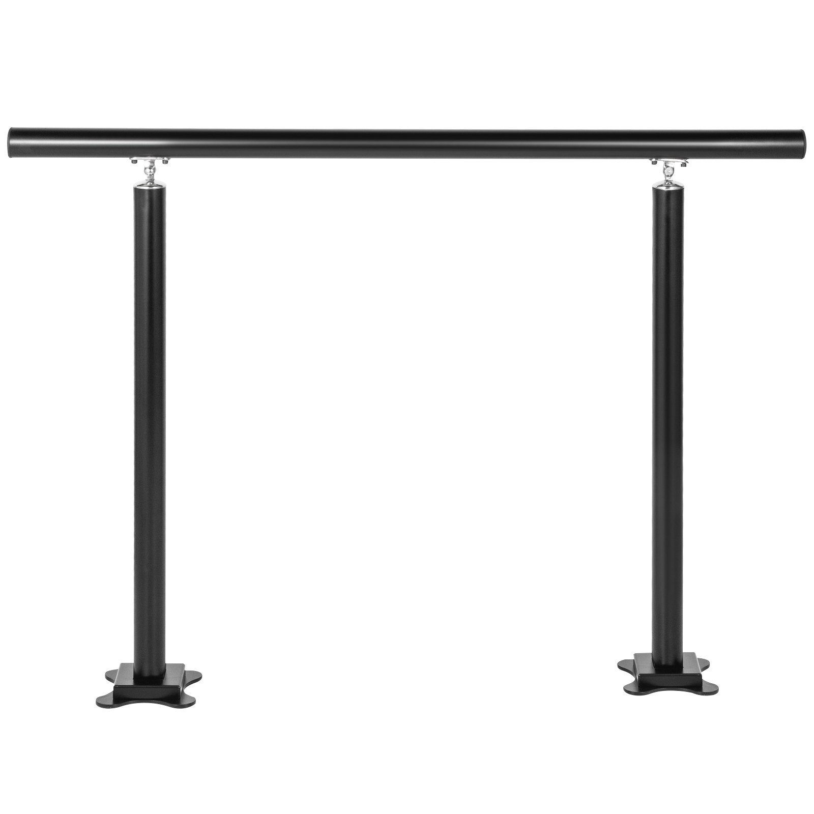 Door Hardware: VEVOR Handrail Outdoor Stairs, 3ft, 34 Inch Outdoor Handrail, Outdoor Stair Railing Adjustable from 0 to 60 Degrees Handrail for Stairs Outdoor Black Aluminum Stair Railing for Garden, Office Area