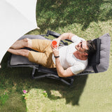 Automotive Parts: VEVOR Zero Gravity Chair, 26 inch Zero Gravity Recliner Lounge Chair for Indoor and Outdoor, Adjustable Anti Gravity Chair with Cushion, Headrest, Footrest, and Cupholder, 500 lbs, Gray