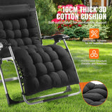Filing & Organisation: VEVOR Zero Gravity Chair, 33 inch Zero Gravity Recliner Lounge Chair for Indoor and Outdoor, Adjustable Anti Gravity Chair with Cushion, Headrest, Footrest, and Cupholder, 500 lbs, Black