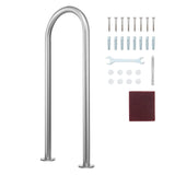 Swimming Pools: VEVOR Pool Handrail,36 x 13 inch Pool Railing, Aluminum with Base Plate for Indoor/Outdoor Pools, Humanized Swimming Pool Safety Railing for Decks, Rust-Proof Grab Bar with Accessories for Spas Docks