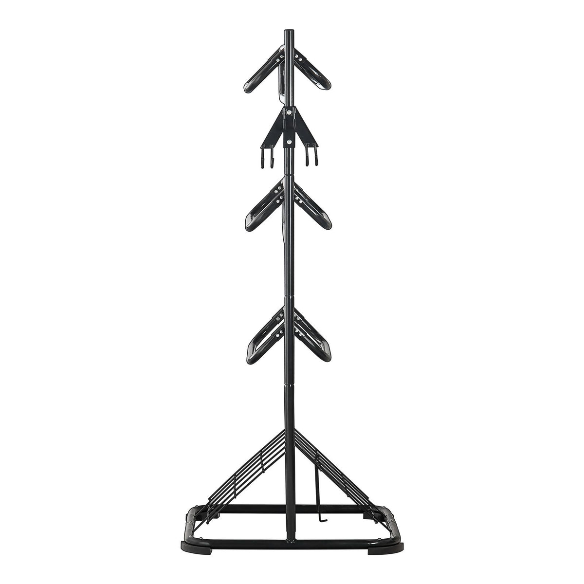 Freestanding Saddle Stand, 30 x 30 x 68.5 in, 3 Tiers Saddle Rack, Heavy Duty Saddle Blanket Holder with Removable & Rotating Tiers, English & Western Saddle Rack for Tack Room Organization