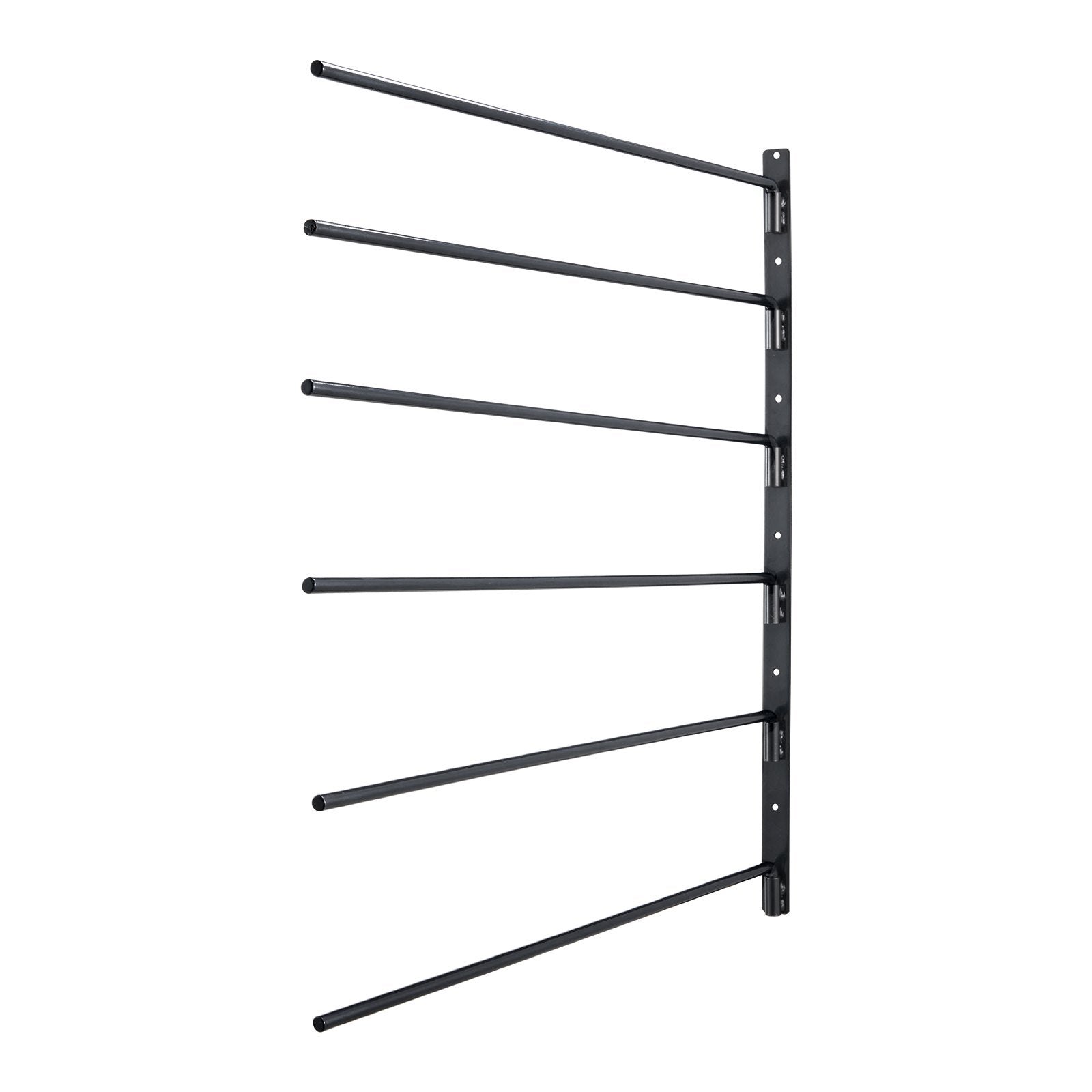 Bicycle Stands & Storage: VEVOR Wall Mounted Saddle Rack, 30.9 x 29.9 x 5.5 in, Swing Out Saddle Holder, Six Tiers Horse Saddle Stand, Space Saving Horse Pad and Blanket Rack for Tack Room Organization Trailer Accessories