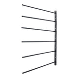 Bicycle Stands & Storage: VEVOR Wall Mounted Saddle Rack, 30.9 x 29.9 x 5.5 in, Swing Out Saddle Holder, Six Tiers Horse Saddle Stand, Space Saving Horse Pad and Blanket Rack for Tack Room Organization Trailer Accessories