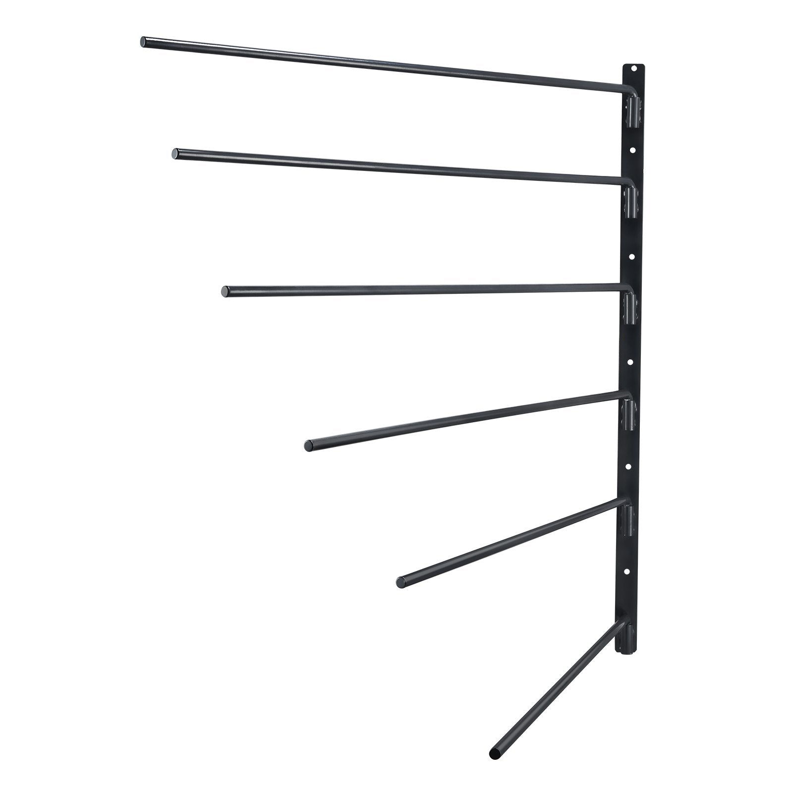 Bicycle Stands & Storage: VEVOR Wall Mounted Saddle Rack, 30.9 x 29.9 x 5.5 in, Swing Out Saddle Holder, Six Tiers Horse Saddle Stand, Space Saving Horse Pad and Blanket Rack for Tack Room Organization Trailer Accessories