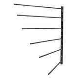 Bicycle Stands & Storage: VEVOR Wall Mounted Saddle Rack, 30.9 x 29.9 x 5.5 in, Swing Out Saddle Holder, Six Tiers Horse Saddle Stand, Space Saving Horse Pad and Blanket Rack for Tack Room Organization Trailer Accessories