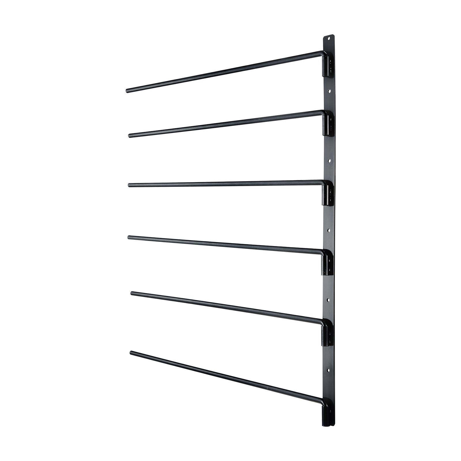 Bicycle Stands & Storage: VEVOR Wall Mounted Saddle Rack, 30.9 x 29.9 x 5.5 in, Swing Out Saddle Holder, Six Tiers Horse Saddle Stand, Space Saving Horse Pad and Blanket Rack for Tack Room Organization Trailer Accessories