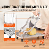 Cutters: VEVOR Cheese Cutter with Wire Cheeser Butter Cutting 0.39" & 0.78" Cheese Slicer