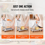 Cutters: VEVOR Cheese Cutter with Wire, 0.2" Ultra-Thin Cheeser Butter Cutting Blade, Detachable Cheese Slicer Wire, Aluminum Alloy Commercial Cheese Slicer with 316 Stainless Steel Knife Wire, Kitchen Cooking