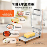 Cutters: VEVOR Cheese Cutter with Wire, 0.2" Ultra-Thin Cheeser Butter Cutting Blade, Detachable Cheese Slicer Wire, Aluminum Alloy Commercial Cheese Slicer with 316 Stainless Steel Knife Wire, Kitchen Cooking