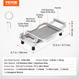 Cutters: VEVOR Cheese Cutter with Wire, 0.2" Ultra-Thin Cheeser Butter Cutting Blade, Detachable Cheese Slicer Wire, Aluminum Alloy Commercial Cheese Slicer with 316 Stainless Steel Knife Wire, Kitchen Cooking