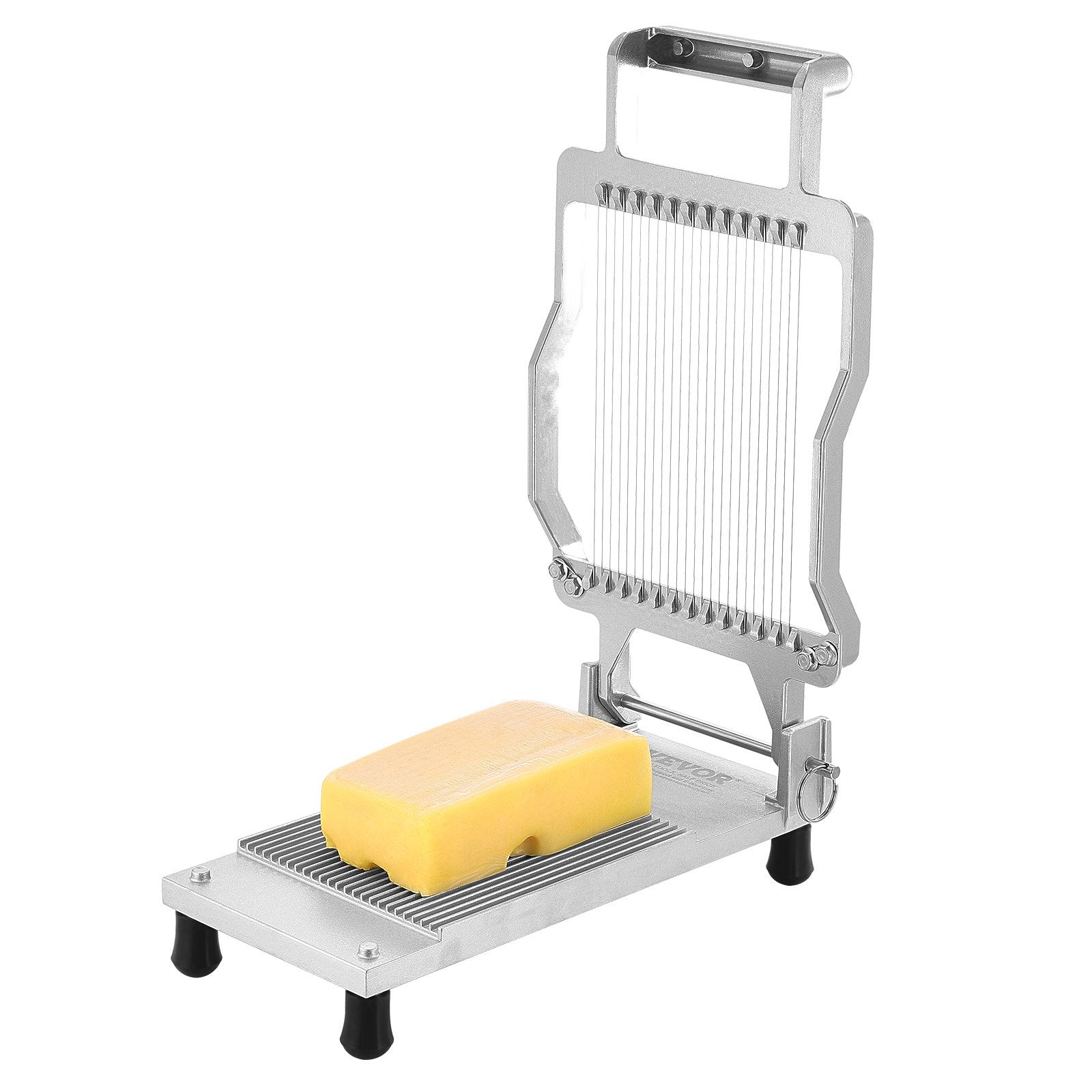 Cheese Cutter with Wire, 0.2" Ultra-Thin Cheeser Butter Cutting Blade, Detachable Cheese Slicer Wire, Aluminum Alloy Commercial Cheese Slicer with 316 Stainless Steel Knife Wire, Kitchen Cooking