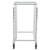Bakeware & Accessories: VEVOR Bun Pan Rack, 10-Tier Commercial Bakery Racks with Brake Wheels, Aluminum Racking Trolley Storage for Half & Full Sheet, Speed Rack For Kitchen Home, Bread Baking Equipment, 660x515x985 mm
