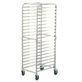 Bakeware & Accessories: VEVOR Bun Pan Rack, 20-Tier Commercial Bakery Racks with Brake Wheels, Aluminum Racking Trolley Storage for Half & Full Sheet, Speed Rack For Kitchen Home, Bread Baking Equipment, 660x517x1767 mm