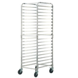 Bakeware & Accessories: VEVOR Bun Pan Rack, 20-Tier Commercial Bakery Racks with Brake Wheels, Aluminum Racking Trolley Storage for Half & Full Sheet, Speed Rack For Kitchen Home, Bread Baking Equipment, 660x517x1767 mm