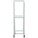 Bakeware & Accessories: VEVOR Bun Pan Rack, 20-Tier Commercial Bakery Racks with Brake Wheels, Aluminum Racking Trolley Storage for Half & Full Sheet, Speed Rack For Kitchen Home, Bread Baking Equipment, 660x517x1767 mm